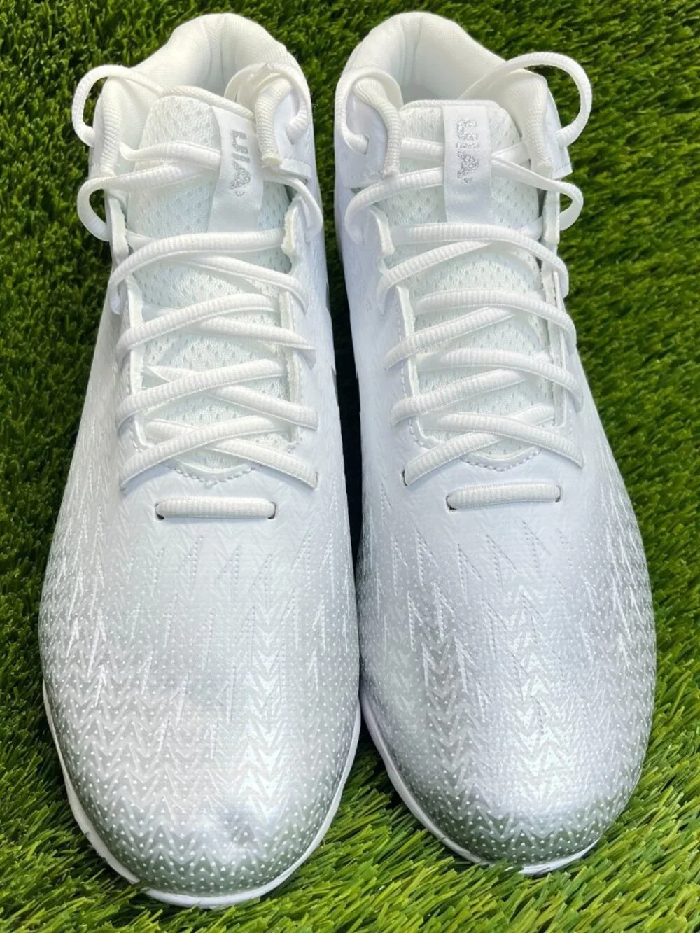 Under Armour Spotlight Fran RM 4.0 Mens Size 11.5 White‎ Running Football Cleats